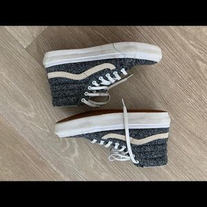 Madewell x Vans marled high tops